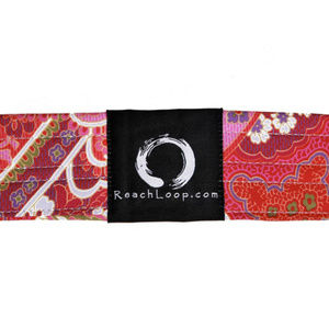 8" Reach Loop Yoga / Stretching Strap / Band - Himalaya Pink